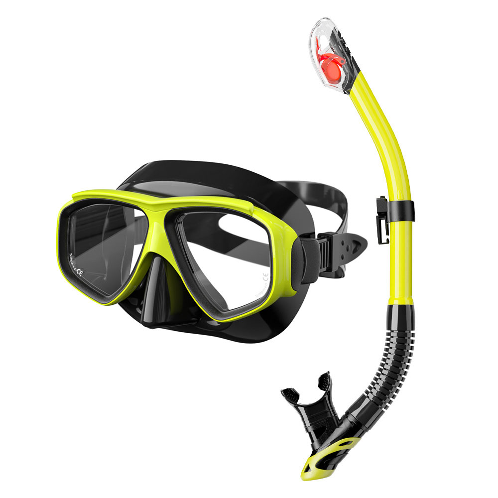Freediving Mask Set - JSJM 전문 수영 다이빙 마스크 방수