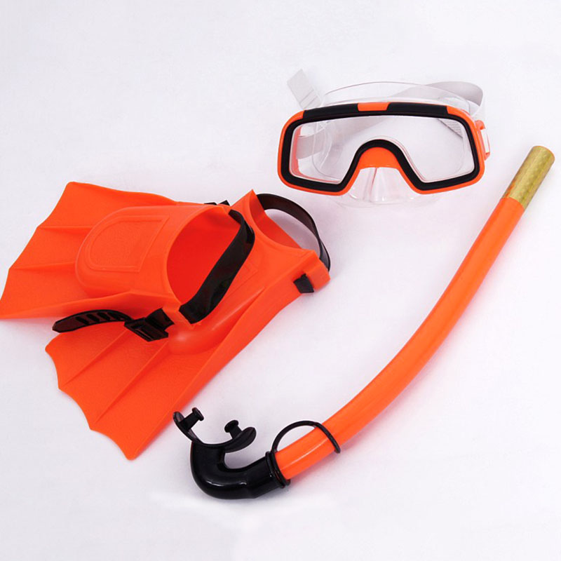 Freediving Mask Set - 어린이 다이빙 마스크 세트 안개 방지