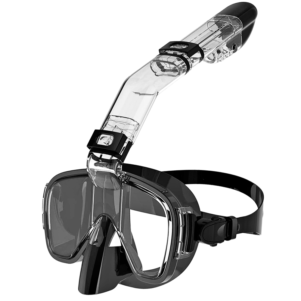 Freediving Mask Set - 다이빙 마스크 접이식 안개 방지 스노클