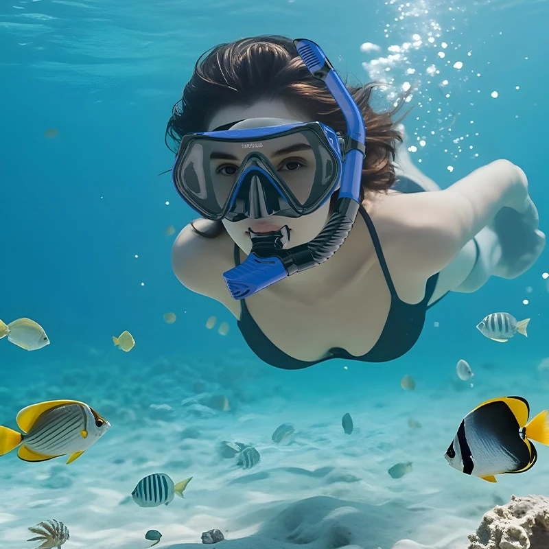 Freediving Mask Set - 다이빙 마스크 전문 스노클 다이빙 마스크