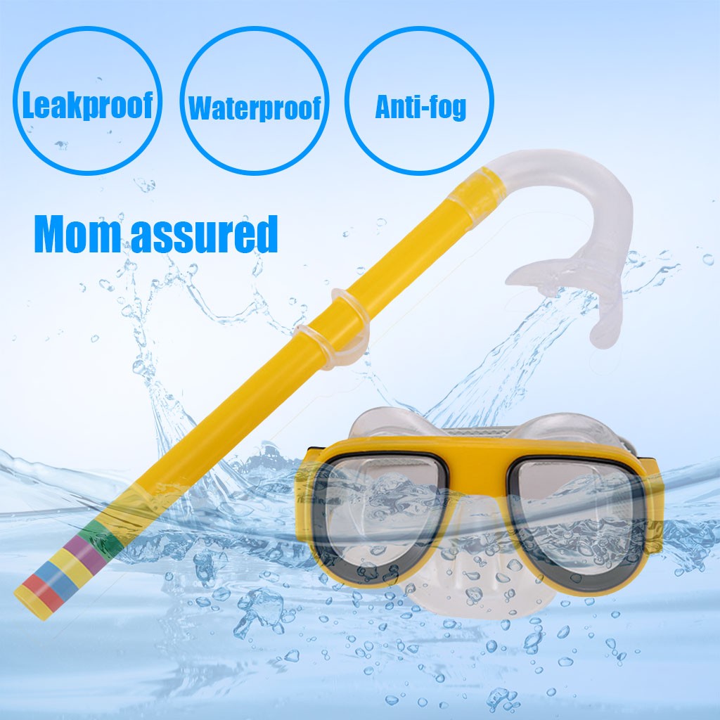여름 어린이 다이빙 고글 마스크 호흡 튜브 수중 수영  - Freediving Mask Set 리뷰 및 가격