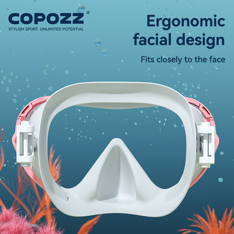 COPOZZ 새로운 다이빙 마스크 풀 비전 마스크 수중 - Freediving Mask Set 리뷰 및 가격